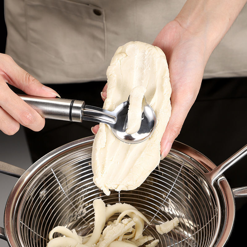 Noodle Knife Internet celebrity stainless steel noodle knife household special novice restaurant handheld knife noodle artifact pasta tool