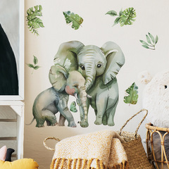 新款fun-e61卡通親子小象兒童臥室客廳家居背景美化牆貼紙批發