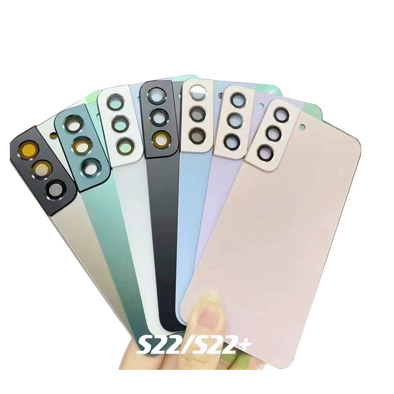 Adecuado para Samsung S25 S24 A26 NOTE 20, cubierta trasera del teléfono móvil, carcasa trasera, vidrio con marco de cámara