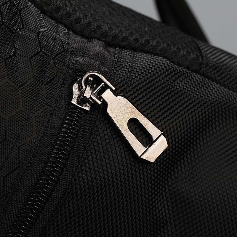 Gran capacidad deportes poliéster cordón bolsa logo publicidad cremallera almacenamiento bolsa hombro portátil nylon cordón mochila image 3