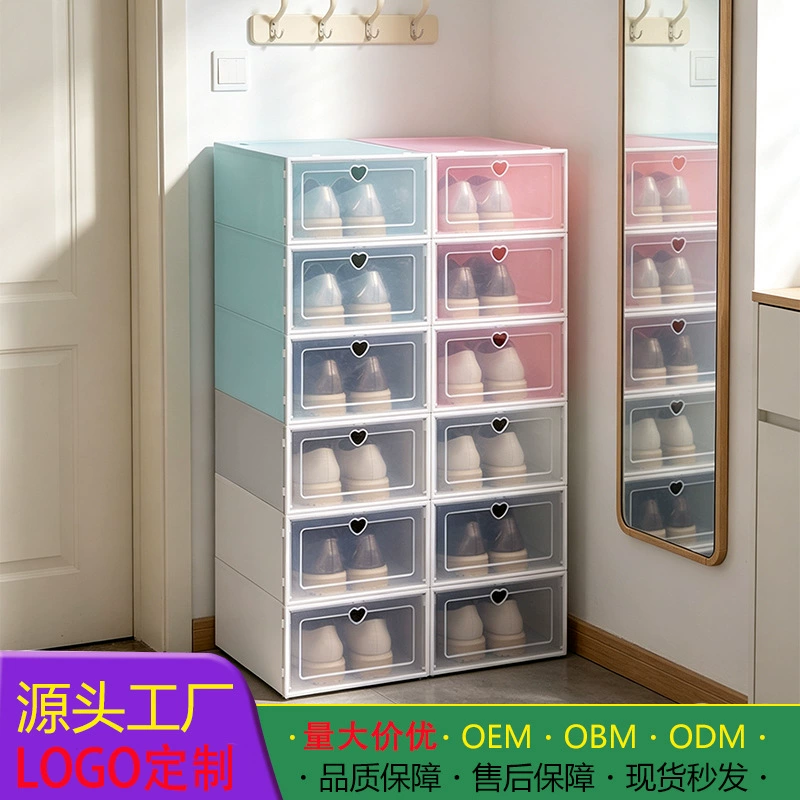 Shoe Cabinet Shoe Rack Shoe Box Drawer Clear from Yomiego