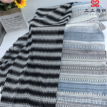 厂家加厚冬季绒感雪尼尔睫毛蕾丝花边布 长裙子蕾丝布料布匹面料