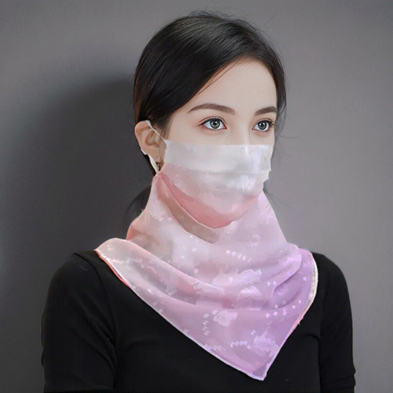 Gesichtsbedeckung Aus Eisseide Für Damen Als Uv-schutz Maske_voghion.com