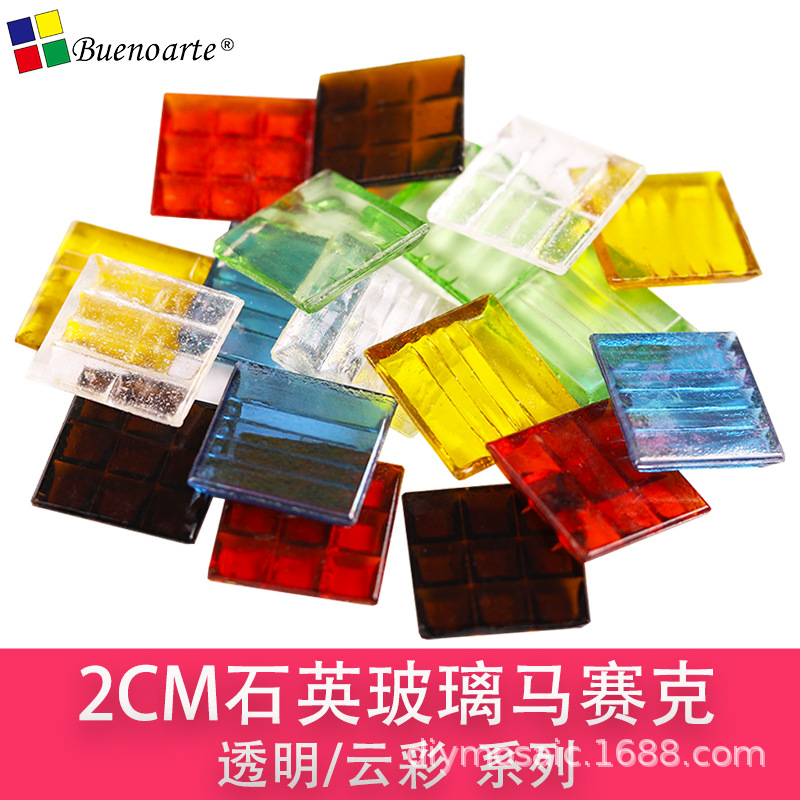 Transparent quartz creative mosaic handmade