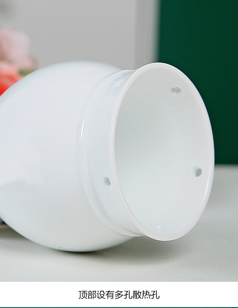 Ceramic Moxibustion Jar Double Layer Heat Insulated Moxa Cup for Home and Spa Use 11.5cm specifications
