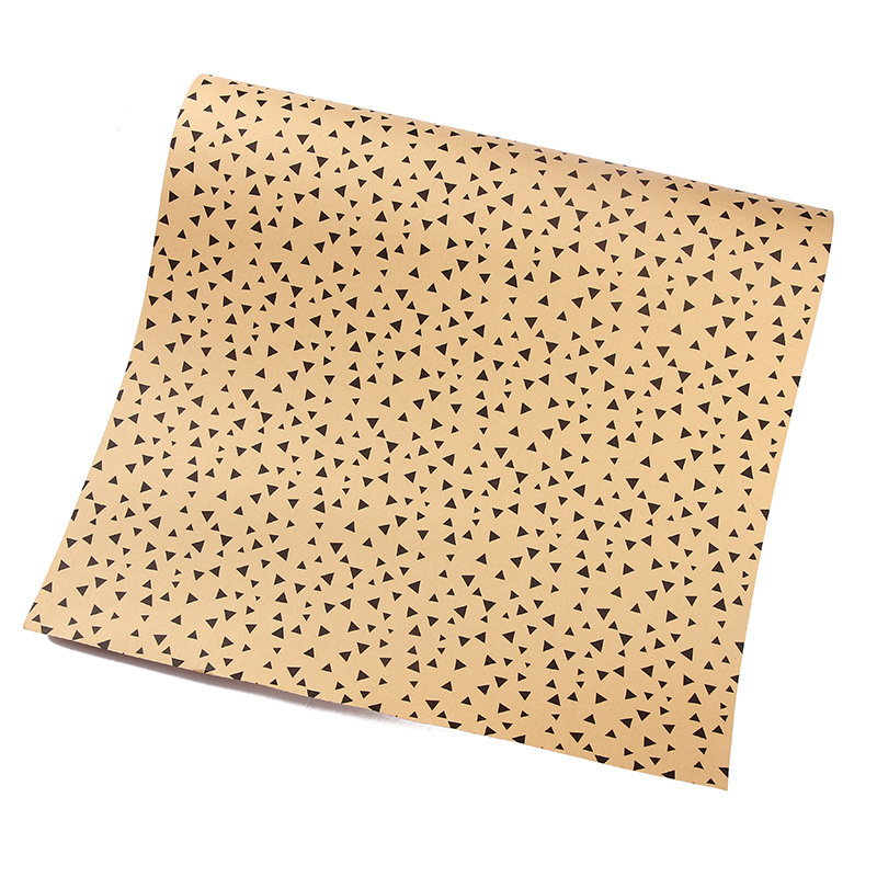 Papel de regalo de vacaciones de dibujos animados amor estrella papel de embalaje Kraft al por mayor papel de regalo de San Valentín