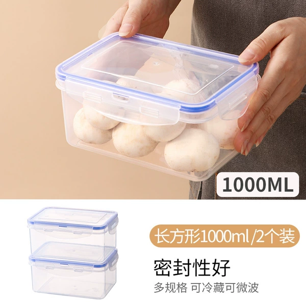Rectangular, 1000 ml