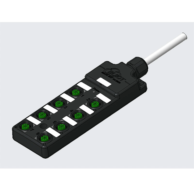 Барий-рениевый распределительный короб DBW, сборный, 8-канальный, 4-канальный, для сигнальных цепей, тип PNP и NPN, для интеллектуальных производственных цехов