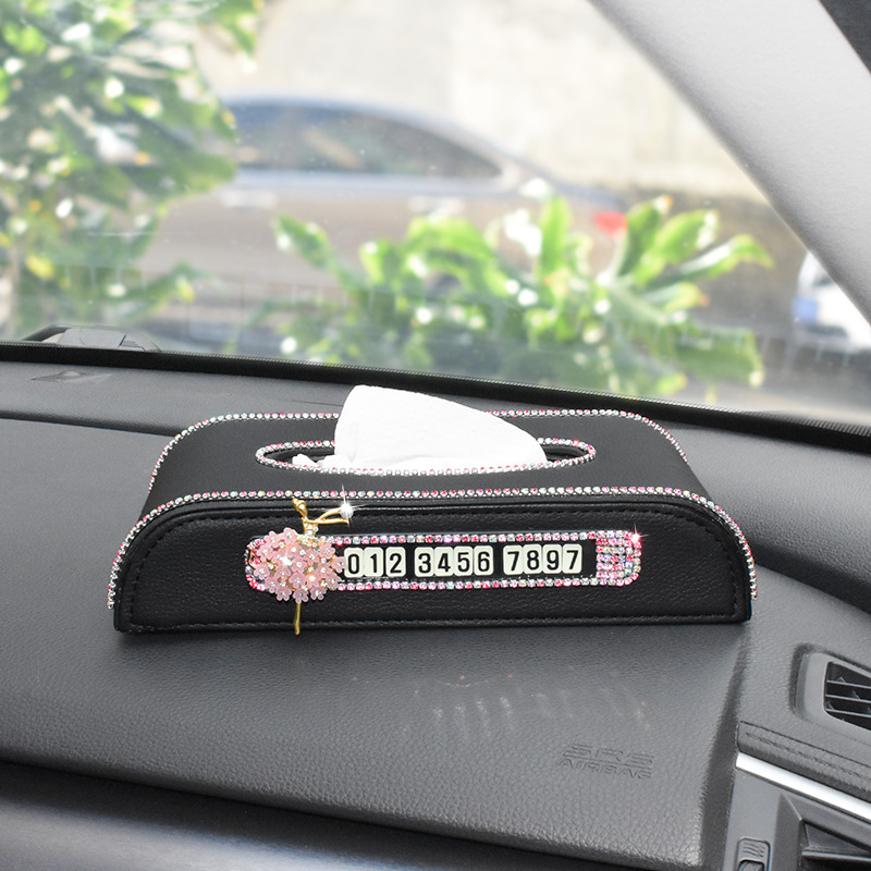 vehicle Tissue box automobile multi-function originality lovely Car Tissue box The car ornament Paper pumping box