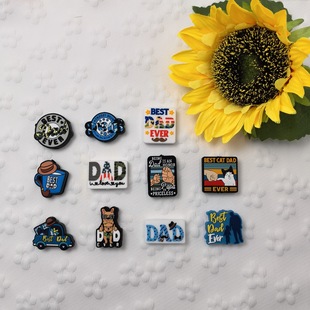Cross-Border Hot Selling New Product Creative Silicone Beads Father Dad Dad Series Silicone Beads