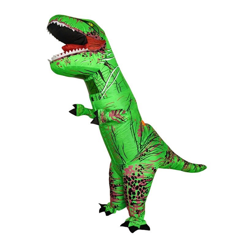 Disfraz Inflable de Tiranosaurio Rex, Accesorios para Fiestas de Disfraces de Halloween, Disfraz de Dinosaurio para Adultos y Niños