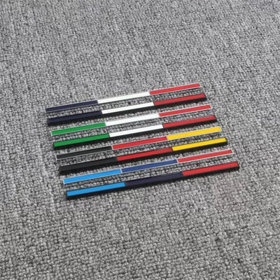 Car logo: three-color decorative stickers, German