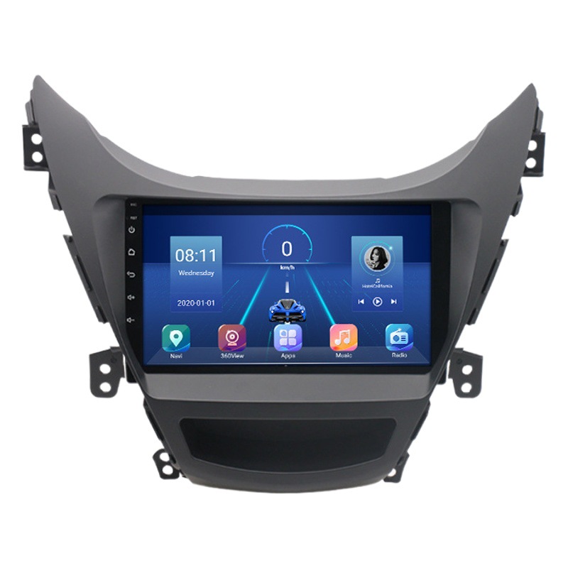 Aplicable a Hyundai 11-13 en el extranjero Elantra Android navegación 4 + 64 jugador MP5 incorporado Carplay