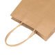 Factory spot supply takeaway portable paper bag clothing gift shopping bag color Kraft paper bag square bottom packaging bag