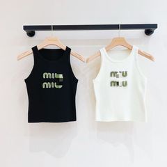 25早春新作ヘビーデューティーレターネイルドリルスレッドスリムニットベスト