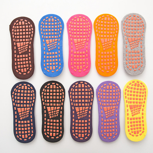 Net Mesh Adult Trampoline Yoga Mat Socks Sports Anti-Slip Children Floor Socks Trampoline Socks Special Anti-Slip Socks