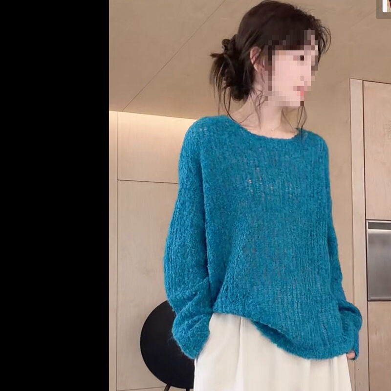 Peruvian Skin-Friendly Autumn and Winter Alpaca Wool Knitted Pullover