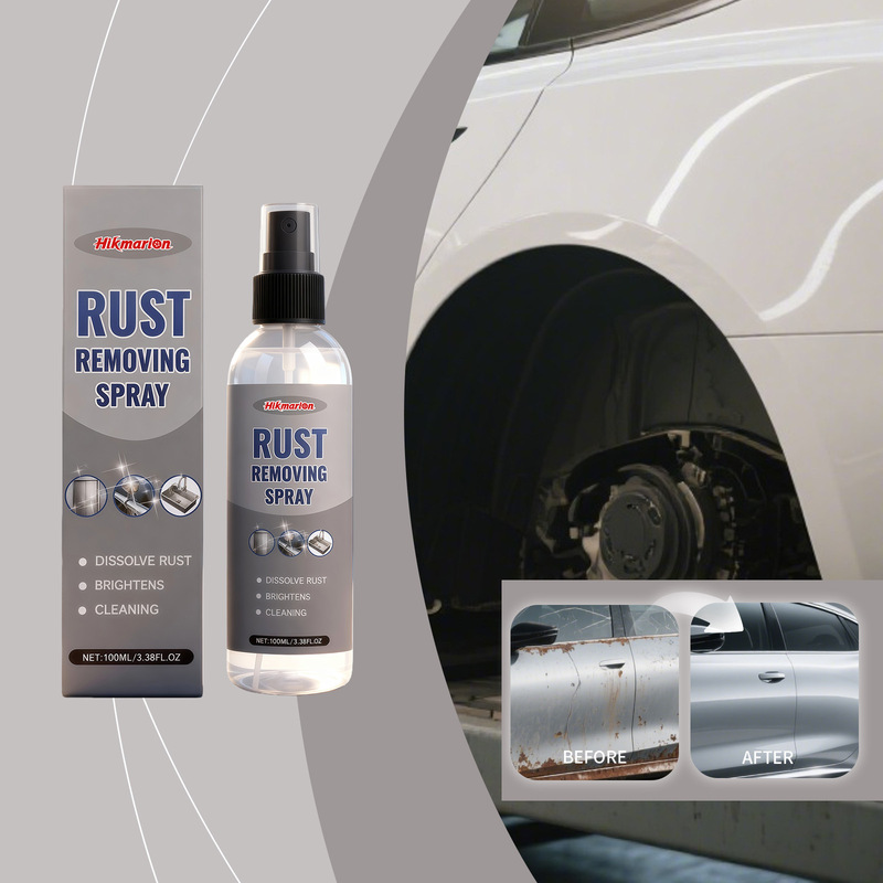 Hikmario Car Rust Remover Spray Car Metal Brightening and Polishing Car DIY Maintenance Glossy Rust Remover Hikmario Car Rust Remover Spray Car Metal Brightening and Polishing Car DIY Maintenance Glossy Rust Remover