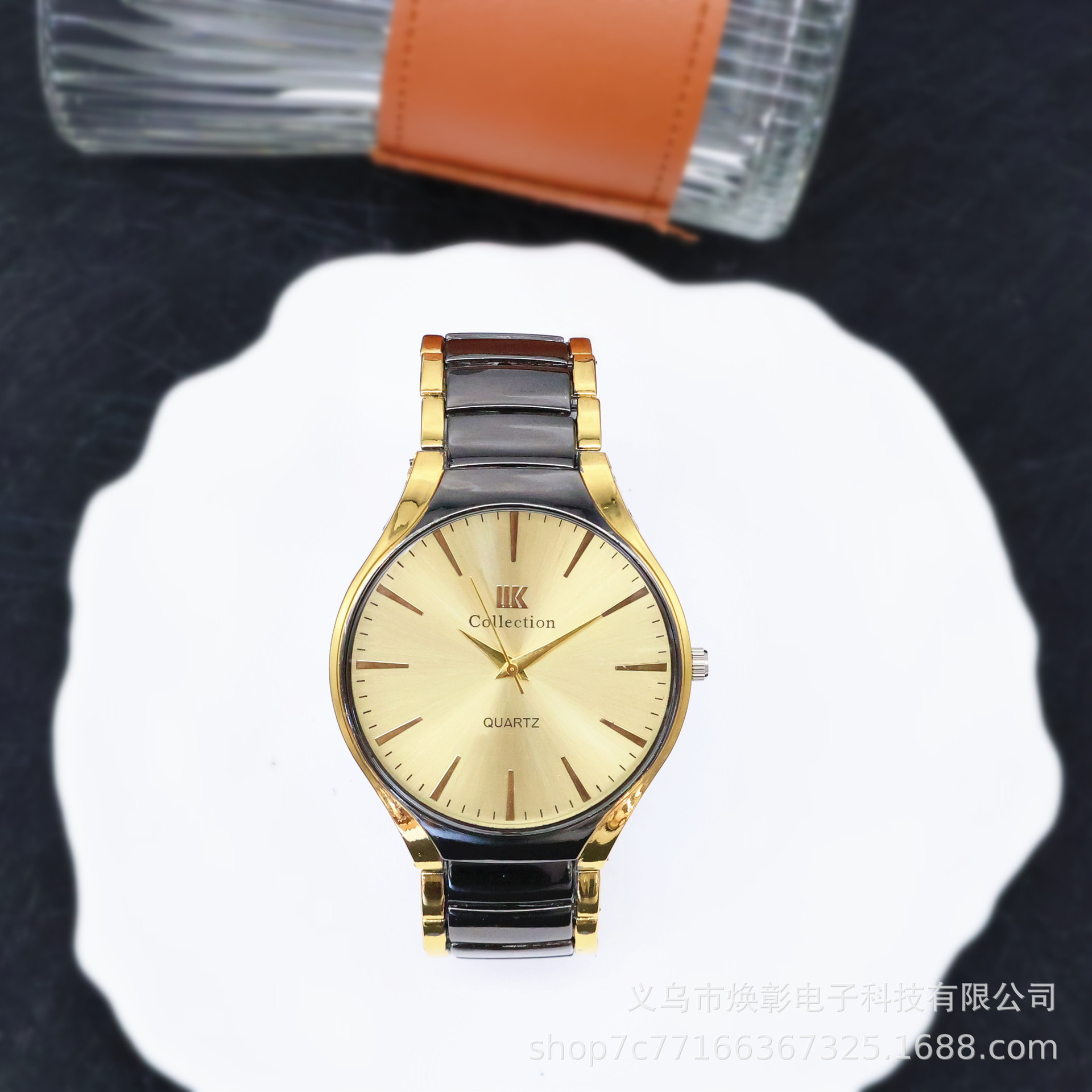 Wholesale Cross-Border Popular Steel Band Men's Watch, Simple and Fashionable Couple Watch, Quartz Cross-Border Temperament Women's Watch, High-End