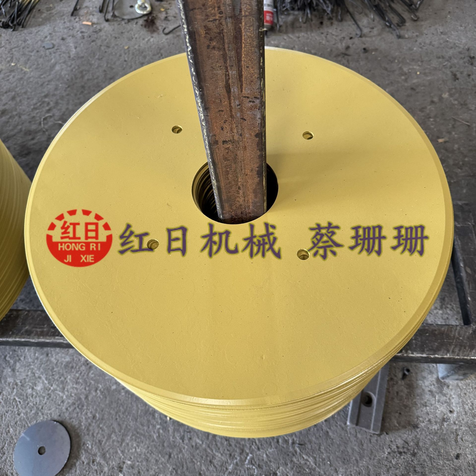 红日犁片锰钢热处理 耙片平盘犁片热处理东南亚犁片锰钢切草盘