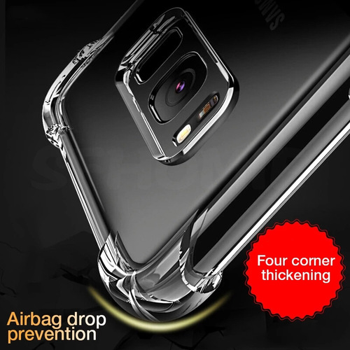Suitable for Samsung Galaxy S23 mobile phone case note20u four-corner airbag anti-fall s21 high transparent s24 protective cover