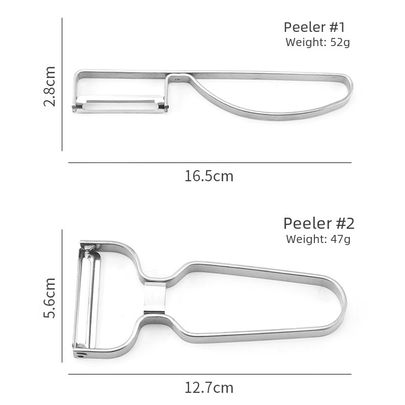 Stainless steel peeler All steel peeler Fruit melon planing Cauliflower planing Stainless steel peeling planing Kitchen gadget