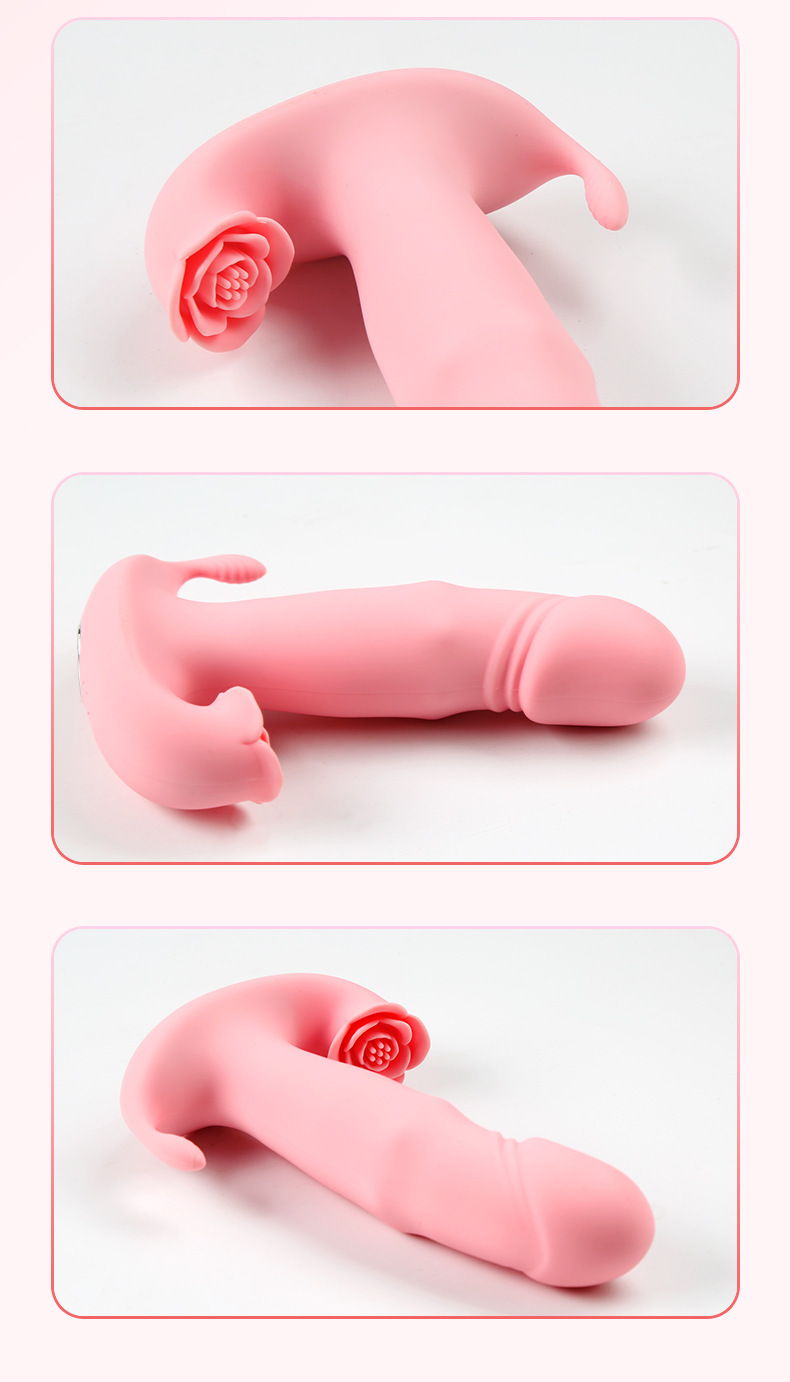 Remote-Control Vibrating Prostate Massager with Thrusting and Licking Motion, Silicone Anal Plug — detail image 27