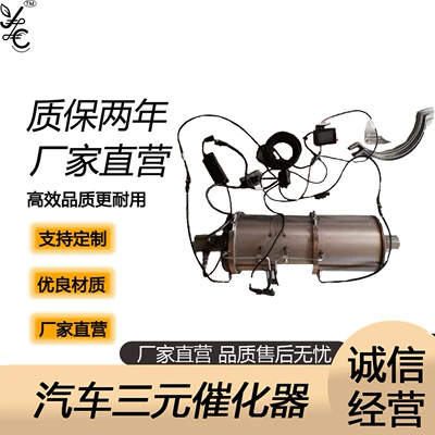 Manufacturer DPF particle catcher diesel forklift professional exhaust purifier black smoke treatment device (Katalizator)