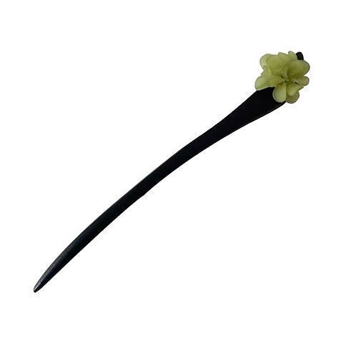 Wooden camellia ancient style hairpin on the back of the head Chinese style minimalist hairpin modern style cheongsam accessories hairpin headdress