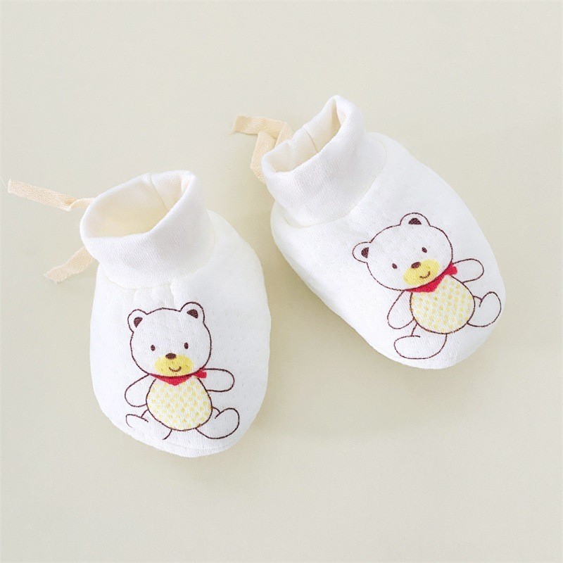 Nuevo producto verano transfronterizo delgado de dibujos animados para bebés y niños pequeños, guantes anti-agarre de malla transpirables para bebés recién nacidos