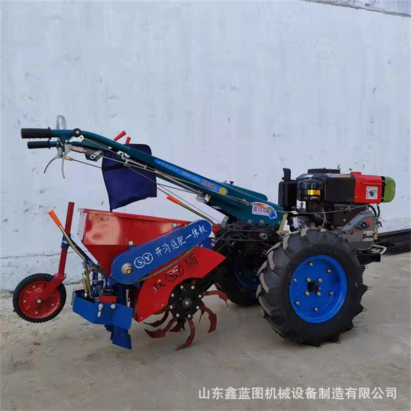 供应8马力手扶拖拉机带旋耕机 18匹大马力水稻田手扶拖拉机