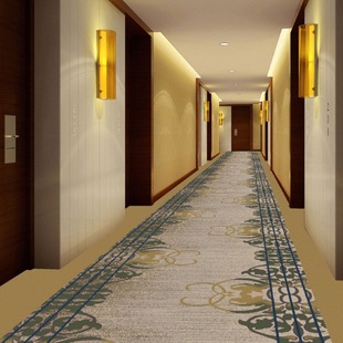 Hotel Carpet, Guest Room Corridor, Custom Printed Carpet, Hotel Banquet Hall Flame Retardant Carpet, 4m Full Carpet