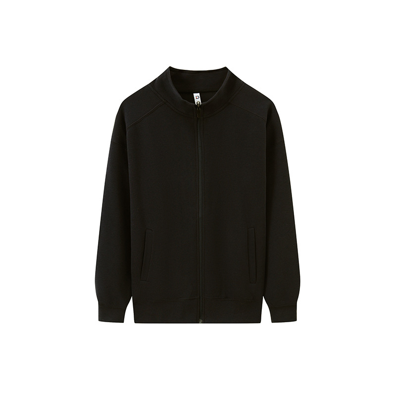 Sudadera raglán con hombros caídos, forro polar y logotipo bordado personalizado, ropa de trabajo corporativa para otoño e invierno, fabricada a medida por el fabricante.