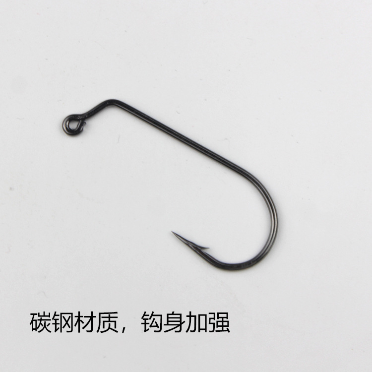 Gancho de manivela reforzado 45 grados curva mango gancho ángulo recto gancho cabeza gancho Luya pez gancho obtuso ángulo falso cebo gancho de pesca de gran mar