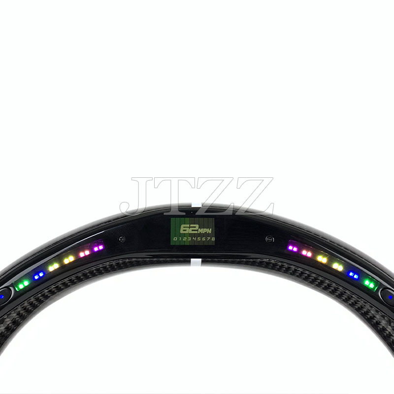Suitable for Volkswagen Golf GTI MK5 LED carbon fiber steering wheel upgrade modification 2003-2008