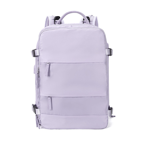 Large Capacity Travel Dual-Shoulder Backpack for Female Students, Male Business Trips, Multi-functional Expandable Business Bag