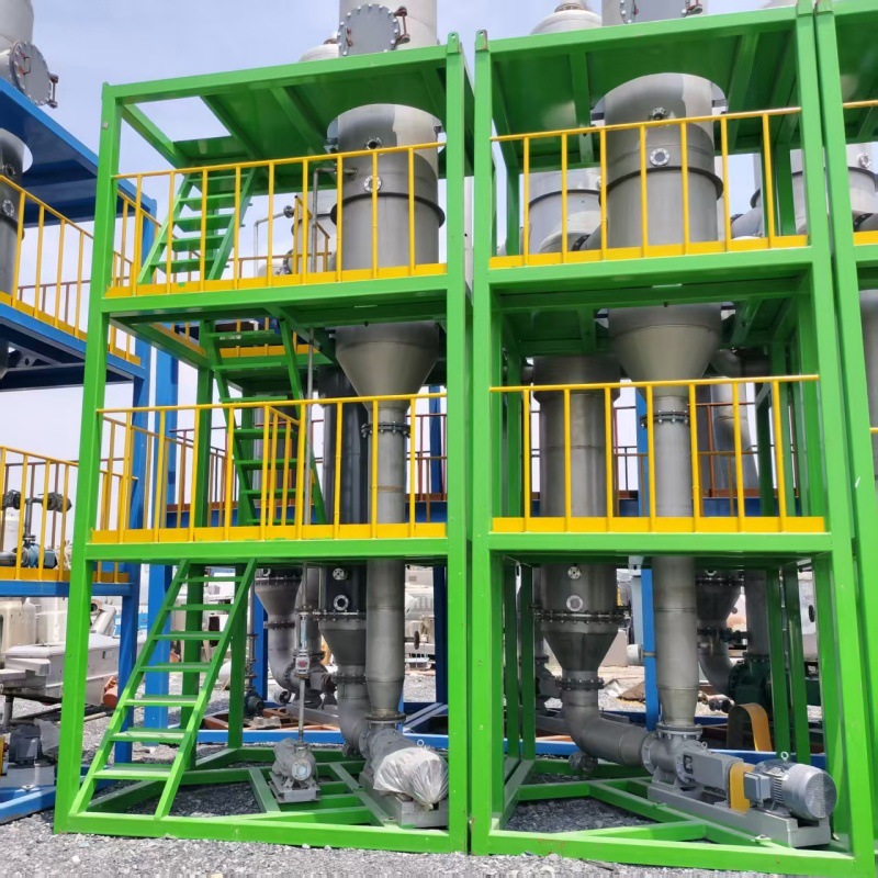 二手蒸发器 不锈钢双效浓缩设备 立式蒸发换热设备