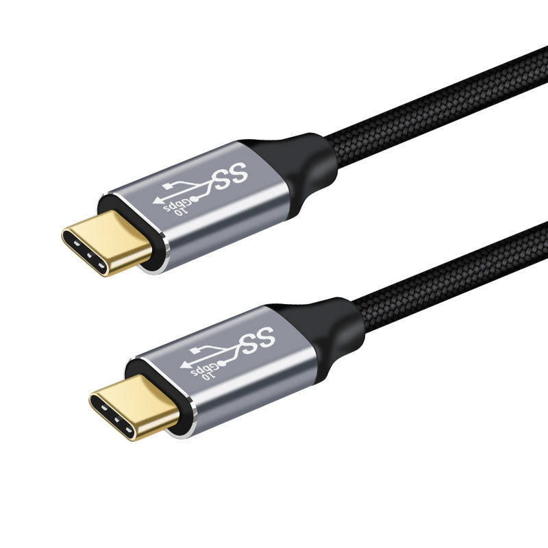 Ультрашустрый 100W PD быстрая зарядка USB3.1 Gen2 двойная головка Type-C с чипом E-Maker UC-064-SL