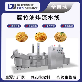 柳州腐竹油炸生产线炸腐竹片油炸机腐竹油炸设备螺狮粉腐竹油炸机