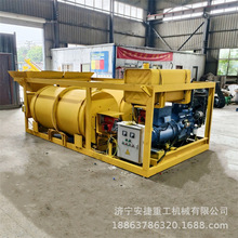 小型车载式沥青拌合机 双滚筒废旧料沥青再生机 连续式移动炒料机