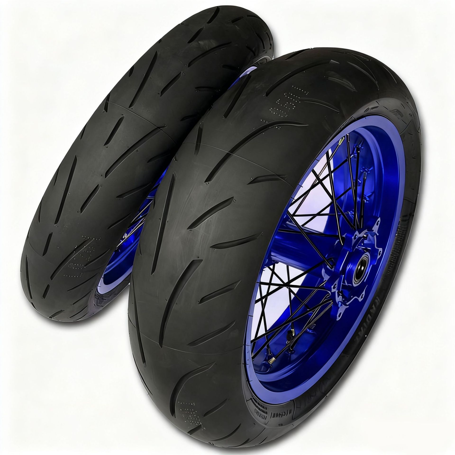 Modified Semi-Hot-Melt Slick Tire Hub Assembly Cnc 17inch Ktm Aj1 Off-Road Motorcycle
