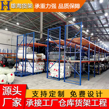 重型仓储货架高位托盘厂房仓库搭建工业大型多层承重横梁式货架