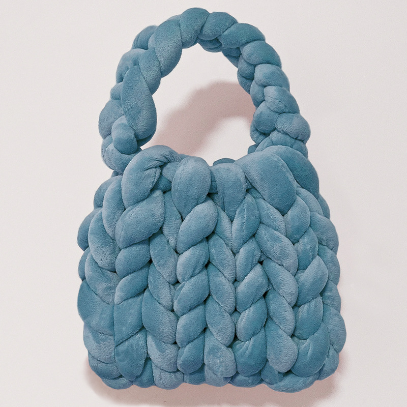 Accesorios de relleno de algodón islandés hilo diy bolsas de mano tejidas alfombras de alfombra de hilo de lana super gruesa ganchillo