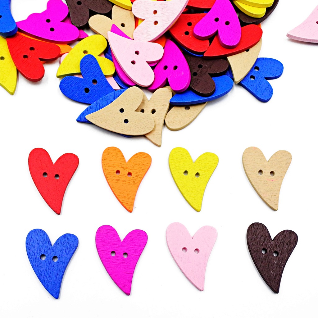 8 colores, corazón de melocotón curvo, 16*18mm