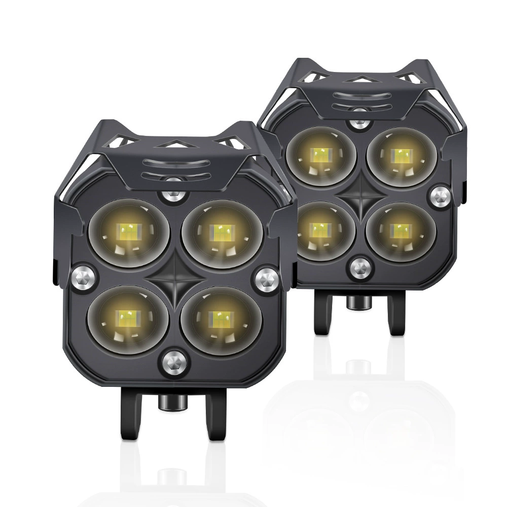 Трансграничный новый автомобильный светодиодный рабочий фонарь 50W объектив светоизлучающая прожекторы наружный мотоциклетный фары внедорожник фары