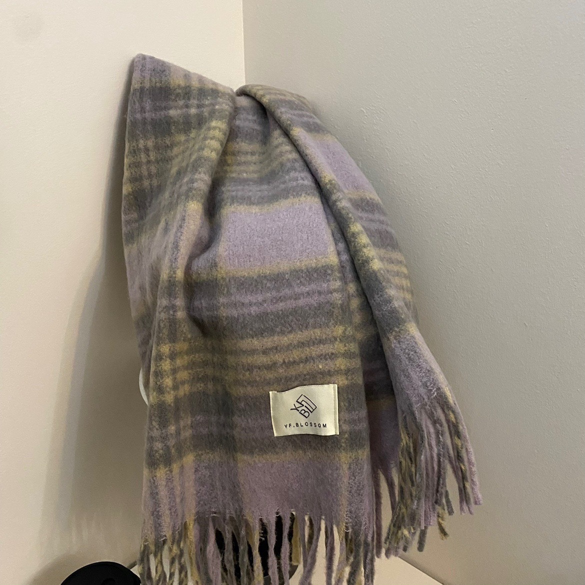 Maillard i mitation cashmere plaid per donna, versatile in inverno, sciarpa coreana di alta qualità, spessa e calda_voghion.com