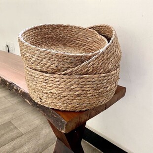 (Cross-border trading), straw storage basket, storage system, table round storage box