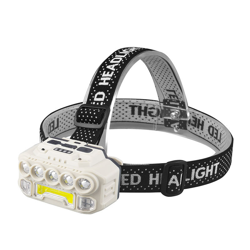 Faro al aire libre fuerte luz recargable luz de trabajo LED súper brillante montado en la cabeza luz de pesca nocturna lámpara de iluminación especial faro de trabajo image 4