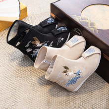 老北京布鞋男童汉服靴子中国风古装儿童绣花鞋唐装汉服鞋马面裙鞋