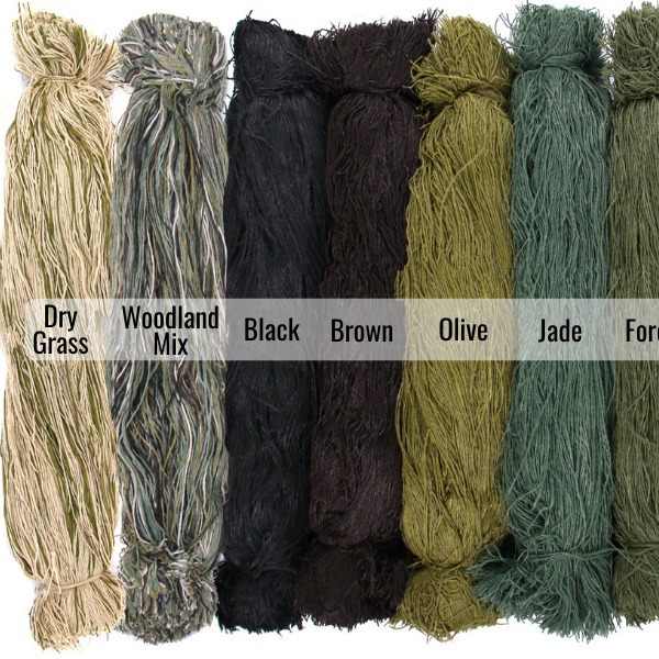 吉利服毛丝制作纱线包伪装毛线DIY原材料户外野战纱线伪装衣素材
